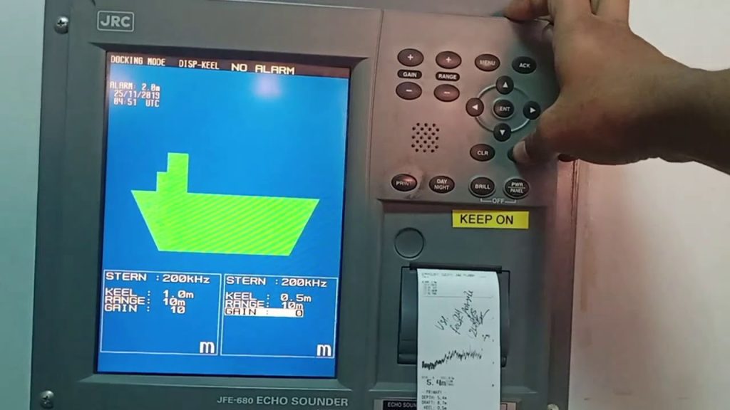 An echo sounder is what?